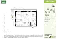Begehrte Anlegerwohnung (Nettopreis) im "Hirschfeld - naturnah wohnen" - Provisionsfreier Erstbezug mit Balkon