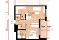 Provisionsfrei: Perfekt aufgeteilte 2-Zimmer Wohnung mit großer Freifläche