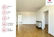 Sanierungsbedürftige 2-Zimmer-Wohnung | Loggia ca. 12m² | 5. Liftstock