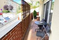 Neuwertig. Komfortabel. Mit Balkon. Mit privatem Patio. Im Zentrum.
