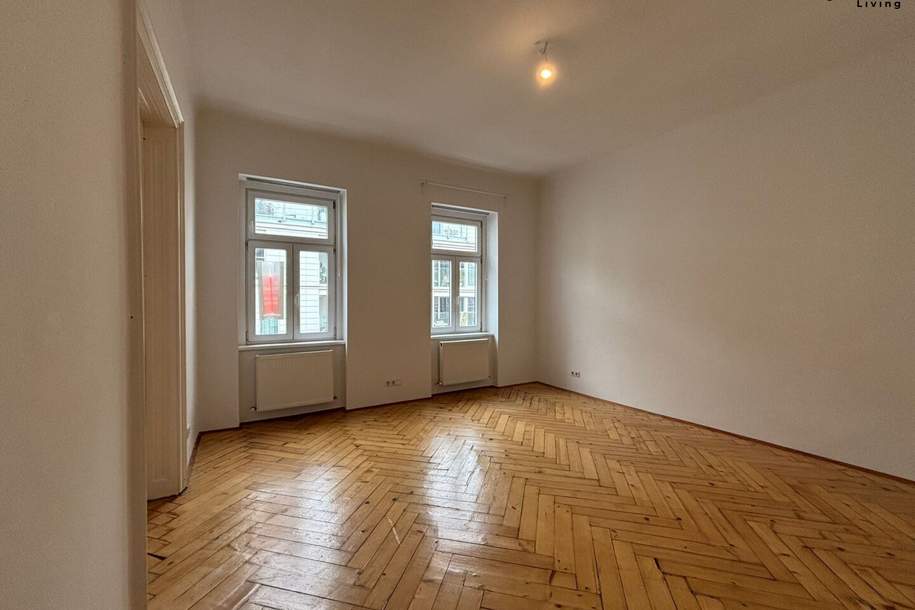 Altbauwohnung in einem repräsentativem Jahrhundertwendehaus mit Loggia, fußläufig zum 1. Bezirk., Wohnung-kauf, 350.000,€, 1030 Wien 3., Landstraße