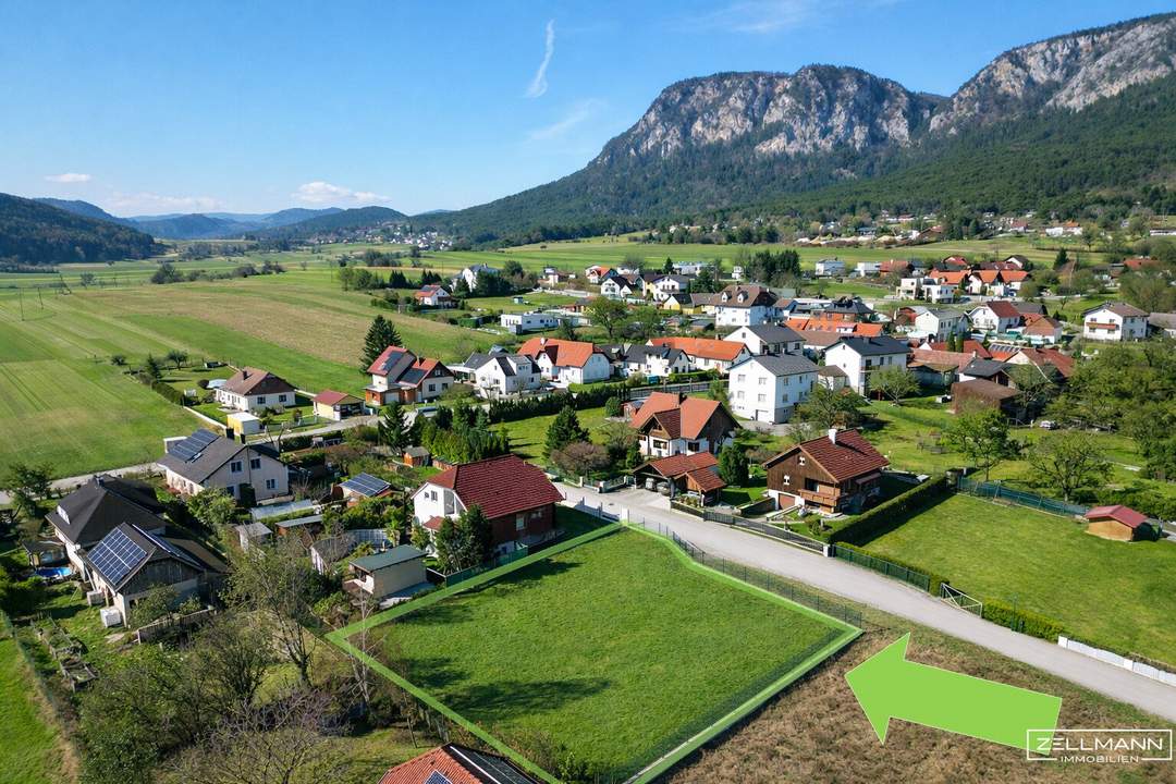 HOHE WAND | voll aufgeschlossenes Baugrundstück | eben, eingezäunt wartet auf Ihr Haus | ZELLMANN IMMOBILIEN