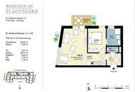 Möblierte und gut geschnittene 2-Zimmer Wohnung in Traumlage mit en—suite Badezimmer!