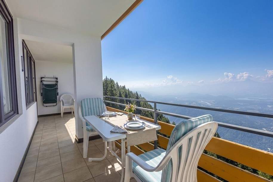 Panorama-Ferienwohnung auf der Gerlitzen Alpe – Touristisch vermietbar mit traumhaftem Blick über Kärntens Seen- und Bergwelt, Wohnung-kauf, 199.000,€, 9521 Villach Land
