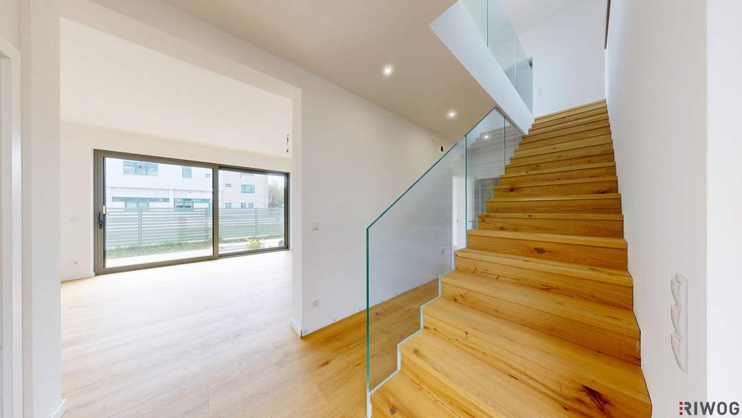 ERSTBEZUG | 5 Zimmer | Exklusive Doppelhaushälfte | ca. 104 m² Garten | Luftwärmepumpe | KFZ-Stellplatz | 5 Minuten ins Zentrum Perchtoldsdorf