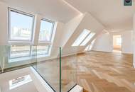 Elevate 1090 – Erstbezug: Luxus Dachgeschoss - Maisonette Wohnung (klimatisiert) mit großer Dachterrasse nahe U6 Alser Straße, AKH!