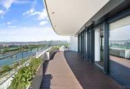 DANUBE PENTHOUSE mit XXL Freifläche Richtung Innenstadt ** 4 Zimmer & 3 Bäder