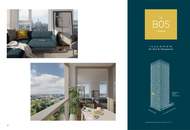 Erstbezug - Sonnige 2-Zimmer Wohnung mit Roof-Top-Pool und Blick über Skyline von Wien!