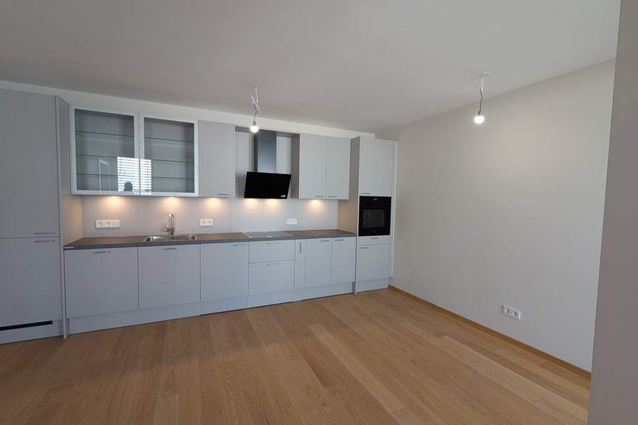 Erstbezug: Akonti für Warmwasser und Heizung inkludiert! Entzückende 2 Zimmerwohnung mit einer kleinen, aber feinen Loggia in sehr guter Infrastrukturlage, Wohnung-miete, 970,00,€, 1120 Wien 12., Meidling