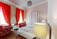 Unbefristet! ELEGANTE ALTBAUWOHNUNG, komplett möbliert, schönes Haus, hofseitiger Balkon, TOP LAGE!
