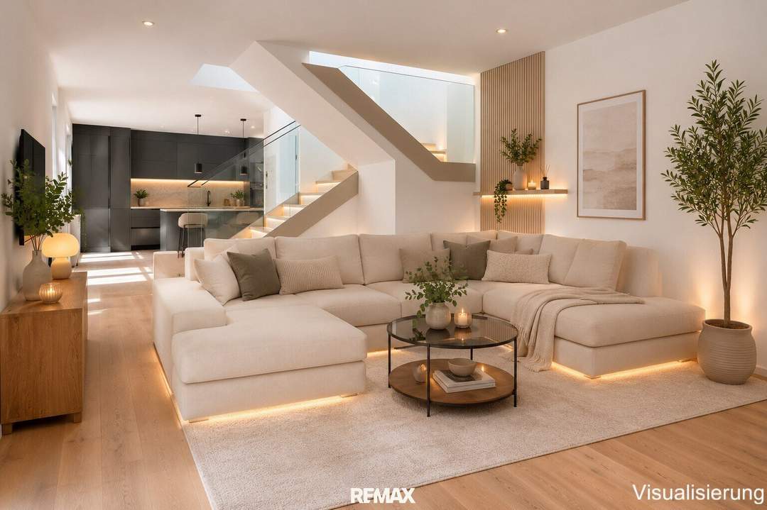 Topmodernes, Neubau - Einfamilienhaus in Zentrumslage mit Küche, Garage und Parkplatz!