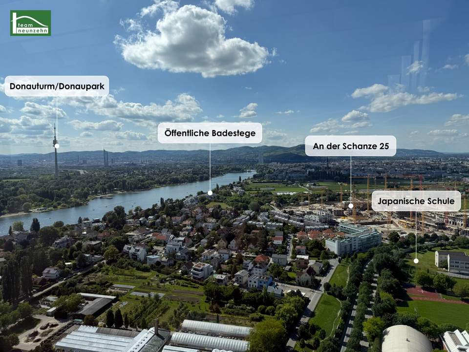 Direkt am Wasser wohnen – Ihr neues Zuhause an der Alten Donau (provisionsfrei) *Herbst 2026*! - JETZT ZUSCHLAGEN