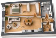2-Zimmer-Wohnung in zentraler Lage mit Garagenplatz
