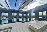 U-Bahn U1 Kagran - Sauna - Loggia - Fitnessraum - Deckenkühlung - Pool am Dach