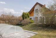 charmantes 5 1/2 Zimmer-Haus in Deutsch-Wagram mit Kachelofen, Wintergarten, Pool &amp; Garage
