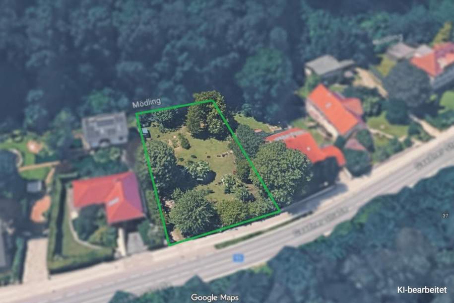 Baugrundhälfte in der Hinterbrühl, Grund und Boden-kauf, 389.000,€, 2371 Mödling