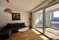 DONAU CITY LIVING: Furnished 2 room apartment with loggia (64 m2 total space) ***** free from 01.04.2026 *****