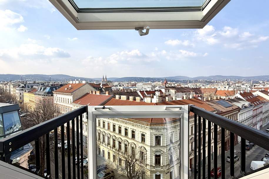 Urbaner Wohnluxus: Exklusive DG-Wohnung mit Terrasse &amp; spektakulärem Fernblick, Wohnung-kauf, 789.000,€, 1160 Wien 16., Ottakring