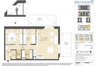 2 Dachterrassen & 2 Monate mietfrei – 3-Zimmer-DG-Wohnung mit Kühlung