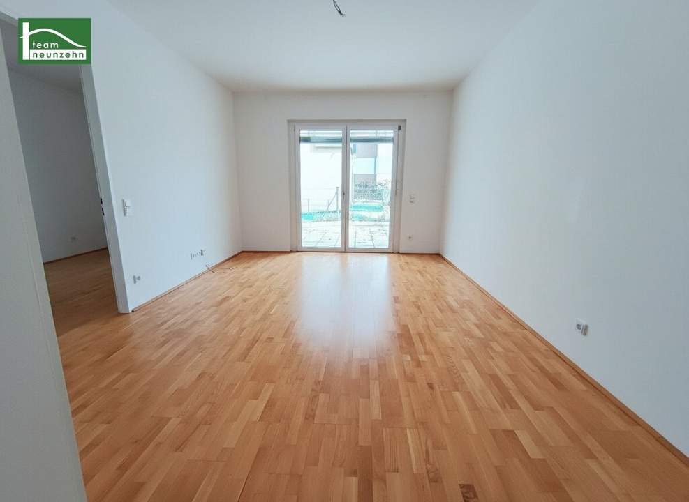 Ruhe auf der begrünten Terrasse genießen - hofseitige 2 Zimmer Neubauwohnung in bester Lage!