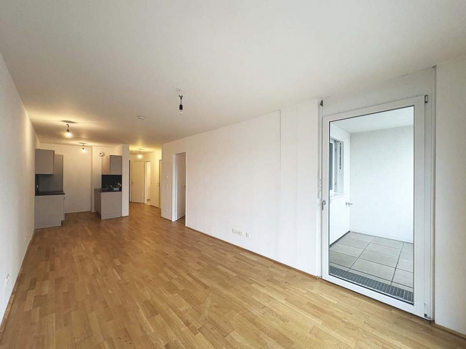 Q11 Leben in Simmering - 2-Zimmer-Wohnung mit Loggia und Deckenkühlung