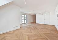 SONNIGES DACHJUWEL mit 2 Terrassen! Hofseitiger 2-Zimmer-Erstbezug nächst Naschmarkt