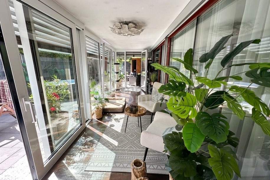 DORNBIRN-Terr.-Whg., ca. 57 m2+beheizter, ganzjährig nutzbarer Wintergarten ca. 19 m2, Ges.-Wohn-NFL ca. 76 m2, Wohnempfinden/Wohlfühl-Atmosphäre wie in einer 3-Zi-Whg., inkl. 1 TG.+Kellerabt., Wohnung-kauf, 6850 Dornbirn