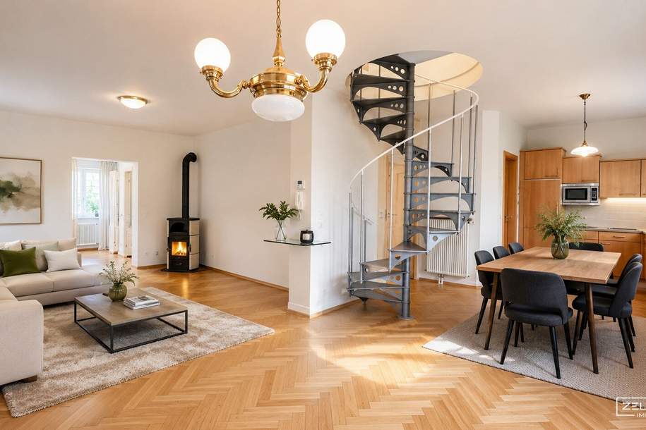 Stilvolle Familienvilla in Grünruhelage – perfekt für Wohnen, Arbeiten oder mehrere Generationen | ZELLMANN IMMOBILIEN, Haus-kauf, 1.490.000,€, 1130 Wien 13., Hietzing