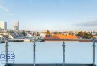 Weitblick DG-Wohnung in 1220 Wien: Erstbezug mit 4 Terrassen.
