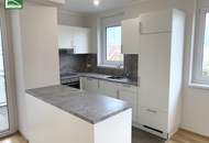 Modernes Wohnen mit hochwertiger Ausstattung im MARKHOF! Küchenhalbinsel und große Loggia! GEMEINSCHAFTLICHE DACHTERRASSE!