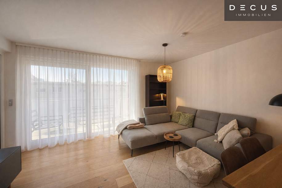 ELEGANTE 2-ZIMMER WOHNUNG | WESTBALKON IN INNENHOFRUHELAGE | HOCHWERTIGE KÜCHE UND MÖBLIERUNG, Wohnung-kauf, 424.900,€, 1220 Wien 22., Donaustadt