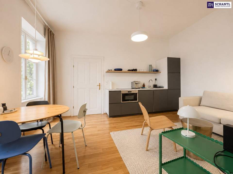 Charmante Stadtwohnung direkt in absolut ruhigem Innenhof hinter dem MuseumsQuartier!