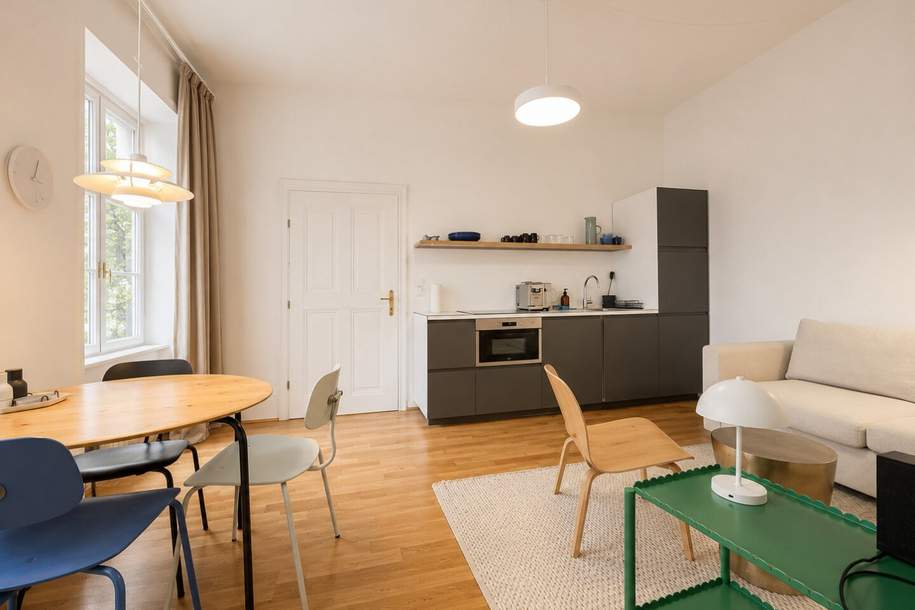 Charmante Stadtwohnung direkt in absolut ruhigem Innenhof hinter dem MuseumsQuartier!, Wohnung-kauf, 290.000,€, 1070 Wien 7., Neubau