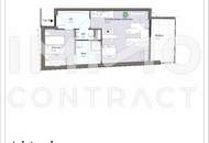 Perfekte, moderne 2-Zimmer-Wohnung mit großem Balkon in ruhiger Innenhoflage mitten im Zentrum