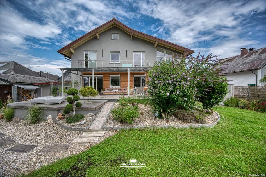 Viel Platz in beliebter Wohngegend, der Attersee nicht weit und riesiger Traumgarten!, Haus-kauf, 898.000,€, 4863 Vöcklabruck