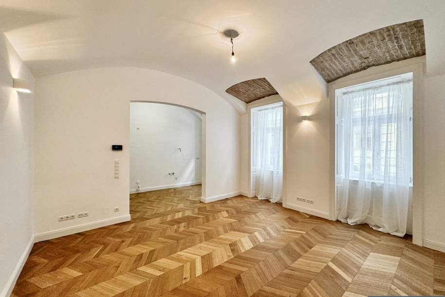 ERSTBEZUG mit Gewölbedecke bei Josefstädter Straße! Privat und gewerblich nutzbar!, Wohnung-kauf, 419.000,€, 1080 Wien 8., Josefstadt