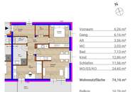 zentROOM: Moderne förderbare Wohnung am Dr. Müllner-Platz - Top PS04