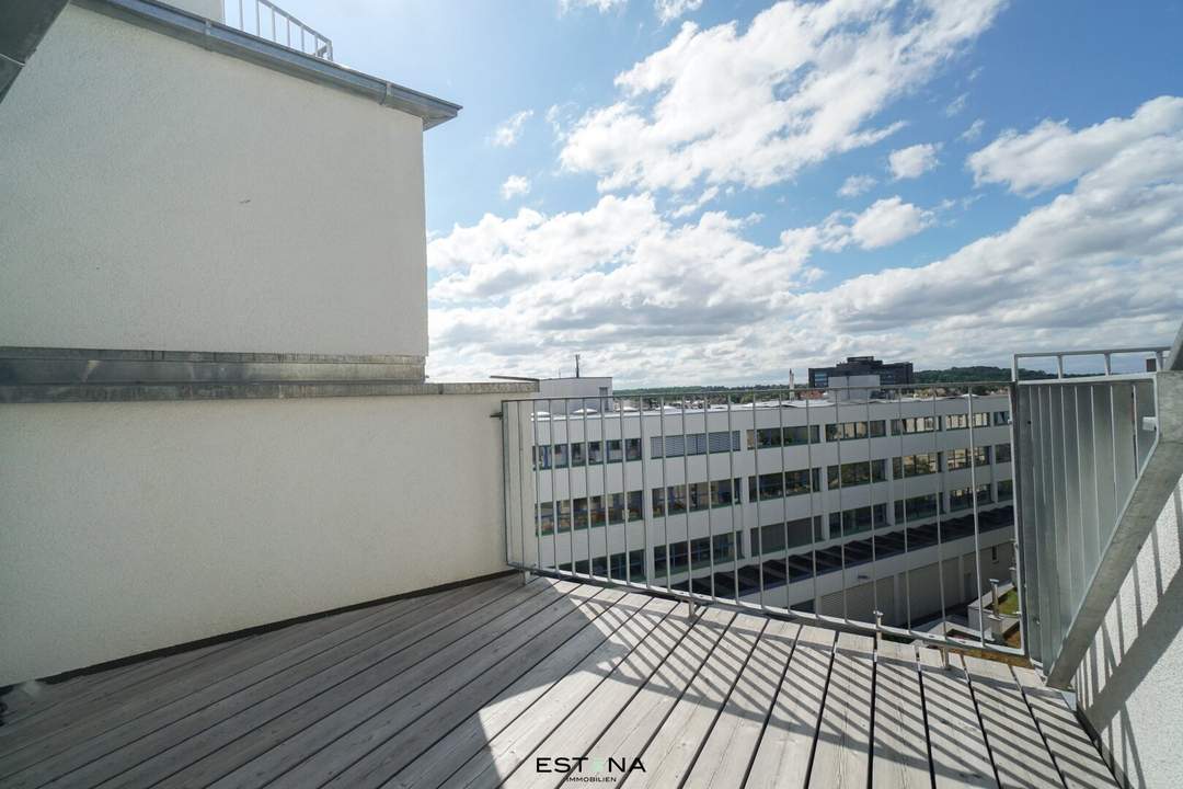 Erstbezug - Klimatisierte Maisonette-Familienwohnung mit Balkon und Terrasse - Nähe ÖGK Hanusch Krankenhaus
