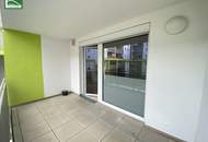 Hofseitige 2-Zimmer Wohnung mit großem Balkon und Abendsonne! Nahe S-Bahn und Schwechat Zentrum