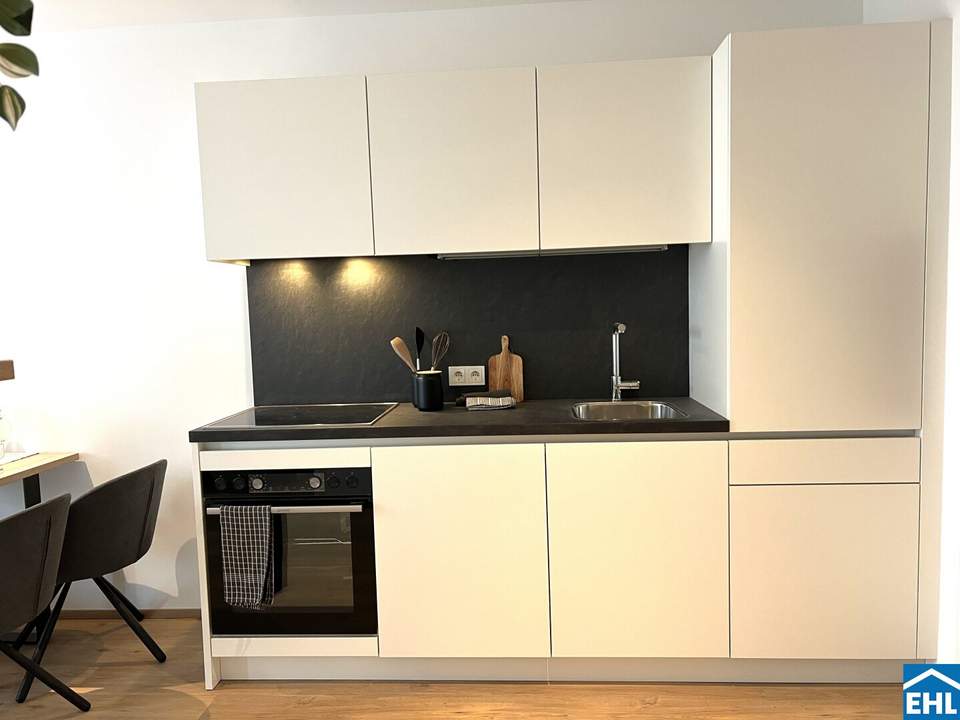 Urbanes Wohnen im High Five Tower ab 01. Juni 2025! Kompakte 1-Zimmer-Wohnung mit Loggia im 8.OG!