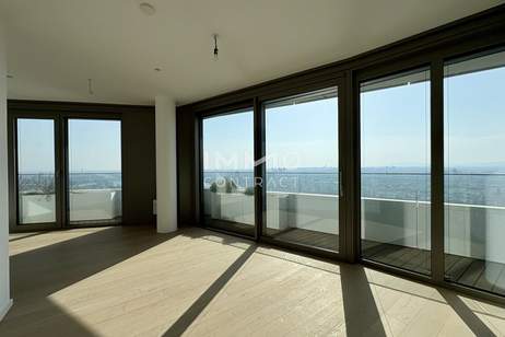 Traum-Wohnung mit Rundumblick 39. Stock: Doorman, Gym, Pool, Spa, Lounges, Hotel &amp; Supermarkt im Haus, Wohnung-kauf, 424.710,€, 1220 Wien 22., Donaustadt