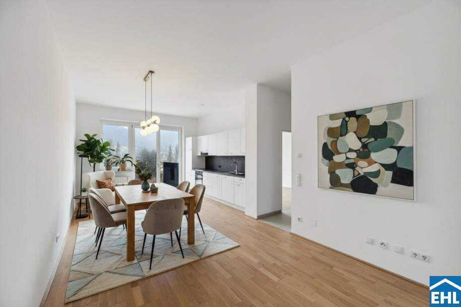 Wohnen im Süd-Spitz: wunderschöne 2-Zimmer-Wohnung mit Loggia, Wohnung-miete, 730,00,€, 8020 Graz(Stadt)