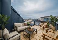 Exklusive Dachgeschoss Maisonette mit 2 Sonnenterrassen & Skylineblick in absoluter Ruhelag – bestens Angebunden zum Stephansplatz