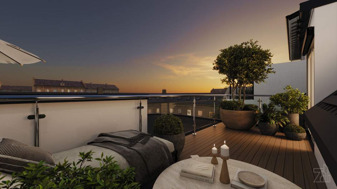Exklusive 4-Zimmer-Dachgeschosswohnung mit Terrasse | Erstbezug in Wien 1030