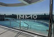 Neubau-Erstbezug DANUBEFLATS: Pool, Gym, Bar, Lounges, Supermarkt uvm. im Gebäude, Top Infrastruktur