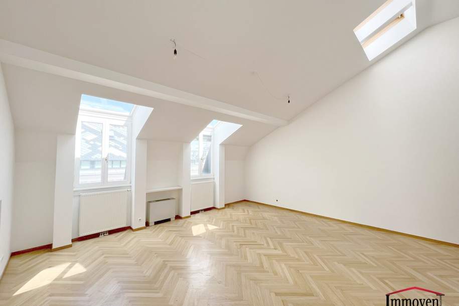 Im Herzen des 1. Wiener Gemeindebezirks - 3-Zimmer-Dachgeschosswohnung mit Klimaanlage und Balkon!, Wohnung-miete, 3.035,36,€, 1010 Wien 1., Innere Stadt