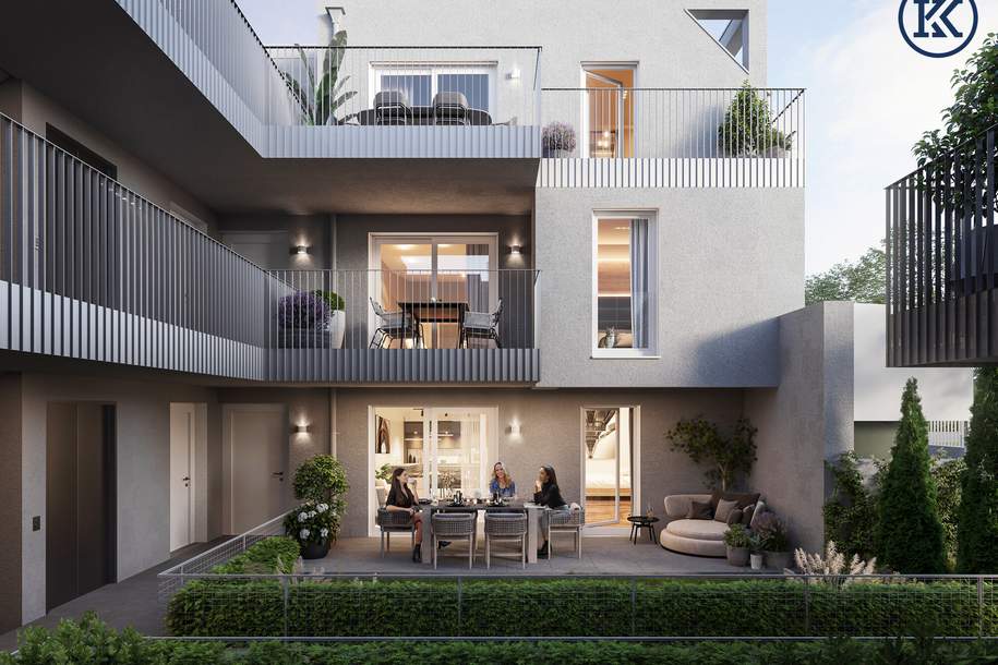 Luftiges Dachgeschoss-Refugium: Atemberaubende 2-Zimmer-Wohnung mit beeindruckender Freifläche, Wohnung-kauf, 444.000,€, 1220 Wien 22., Donaustadt