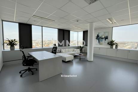 Penthouse-Büro mit Weitblick- Arbeiten über den Dächern von Wels!, Gewerbeobjekt-kauf, 1.019.400,€, 4600 Wels(Stadt)
