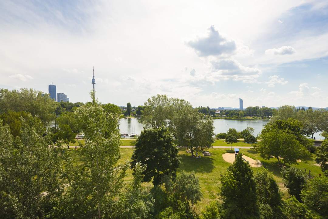 STEPHENSONGASSE -AN DER OBEREN ALTEN DONAU---2 ZIMMER DG-WOHNUNG MIT BALKON---