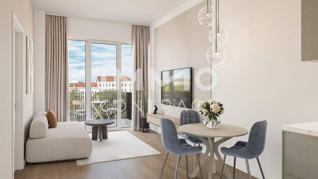 Sonniges Investment mit attraktivem Grundriss in urbaner Lage (Neubau, Erstbezug)